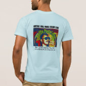 アシュビルのペダルのパンクのTシャツ Tシャツ (裏面)