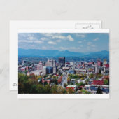 アシュビルのTシャツ ポストカード (正面/裏面)