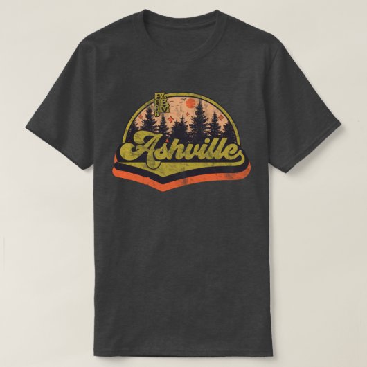 アシュビル, アラバマ州 Tシャツ (デザイン正面)