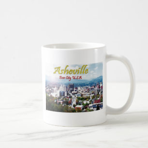 アシュビル、ノースカロライナビール都市米国 コーヒーマグカップ