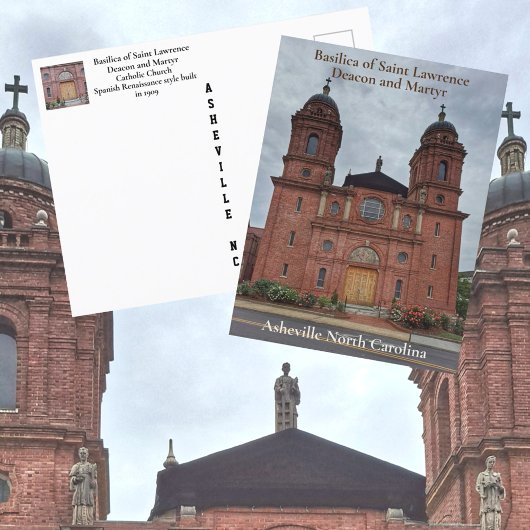 アシュビル ローレンス聖堂 ポストカード