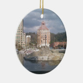 アシュビルNCの噴水 セラミックオーナメント (右)