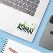 アシュラフ シール (ノートパソコンとiPhone)