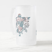 アシュラムな: freedom scrollz : フロストグラスビールジョッキ (正面左)