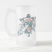 アシュラムな: freedom scrollz : フロストグラスビールジョッキ (左)