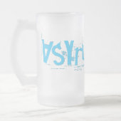 アシュラム フロストグラスビールジョッキ (左)