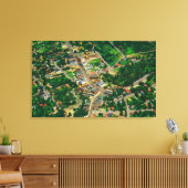 アシュランドを南に向けてスカイライナービュー、または キャンバスプリント (インサイチュ (リビング))