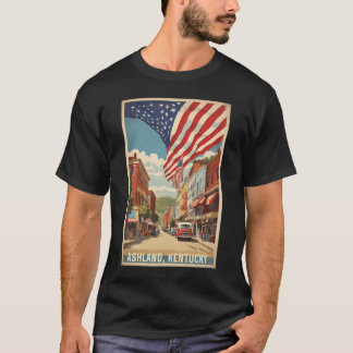 アシュランドケンタッキーUsaヴィンテージ旅行観光 Tシャツ