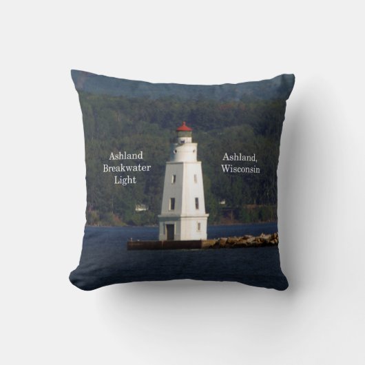 アシュランド防波堤ライトスクエア枕 クッション (正面)