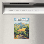アシュランド オレゴン州 旅行 はがき マグネット (インサイチュ (食洗機))