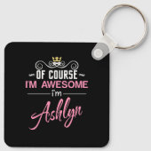 アシュリンもちろん私の名素晴らし前だ キーホルダー (裏面)