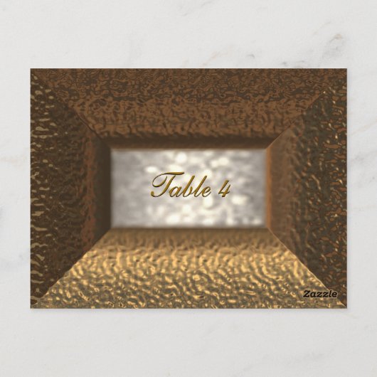 アシュリービクトリアンテーブル番号カード ポストカード (裏面)