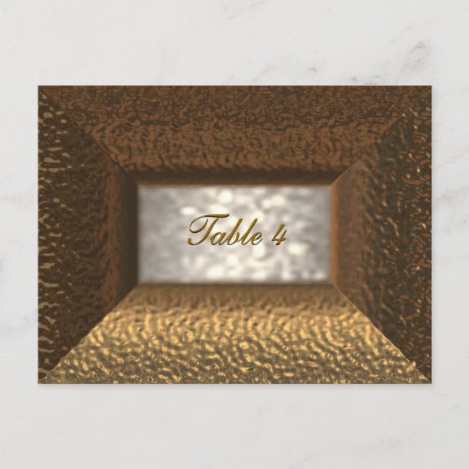 アシュリービクトリアンテーブル番号カード ポストカード (正面)