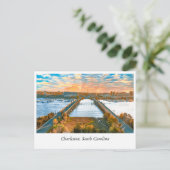 アシュリー川橋：チャールストンへの旅 ポストカード (スタンド正面)