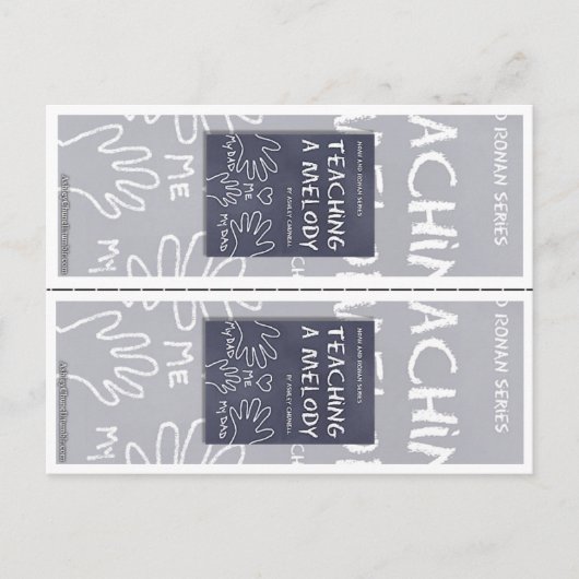 アシュリー教え・チュネルのブックマークによる「Aメロディ」 ポストカード (正面)