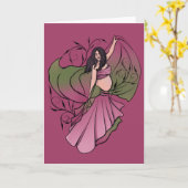 アシュリー·エンセインテ·ベリー·ダンス カード (黄色い花)