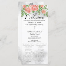 アシュルカトリック結婚式 プログラムミサ