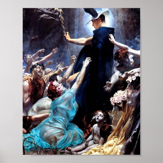 アシュロンの魂アドルフ・ハイレミー・ヒルシュル1898 ポスター (正面)