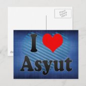 アシュートを愛するエジプト ポストカード (正面/裏面)