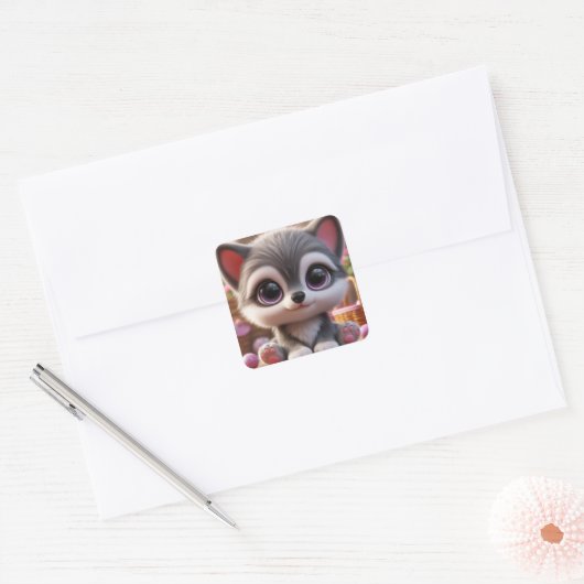 「アショスカ」 スクエアシール (封筒)