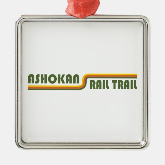 アショーカン鉄道トレイル ニューヨーク メタルオーナメント (正面)