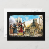 アシリアの王様のはがき ポストカード (正面/裏面)