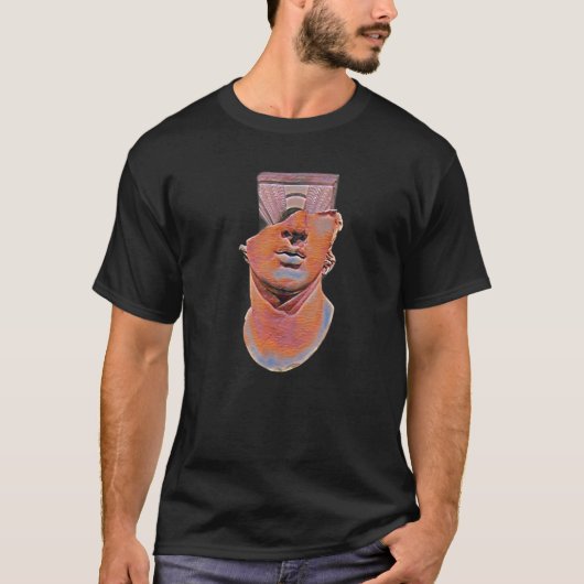 アシントギリシャの像抽象芸術先生39 Tシャツ (正面)
