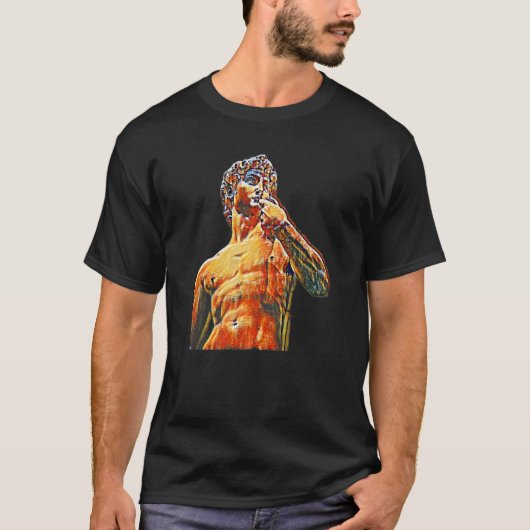 アシントギリシャの像抽象芸術先生56 Tシャツ (正面)