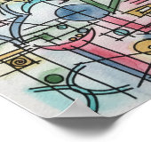 アシンメトリモダン – バウハウスジオメトリアート ポスター (角)