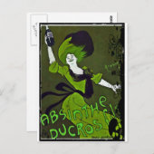 アシーナ・イン・グリーン ポストカード (正面/裏面)