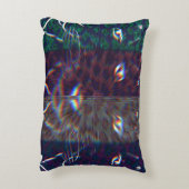 アシ数々のスカラーのピクセル猫 アクセントクッション (裏面(縦))