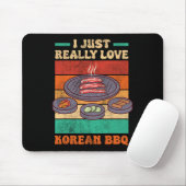 アジおもしろいアングルメ – 韓国語Bbq マウスパッド (マウス)