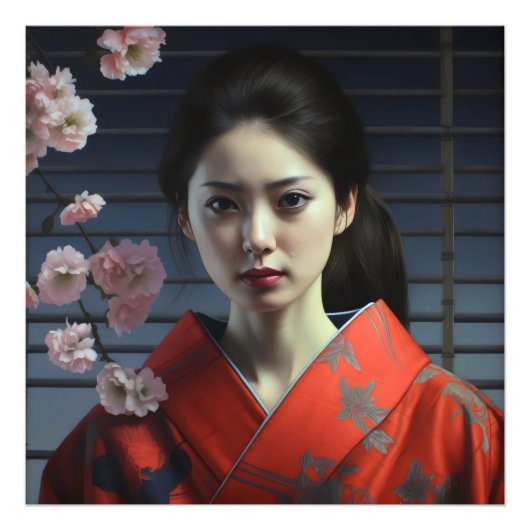 アジかわいらしアン女子 フォトプリント            (正面)