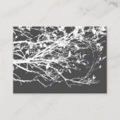 アジぶら下がったアン支部上の薄紫のク結婚レーン プレイスカード (裏面)