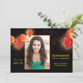 アジアちょうちんの写真の卒業生の2013年の発表 招待状 (スタンド正面)