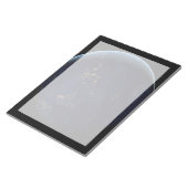 アジアとオーストラリアで夜の地球の都市の光 ノートパッド (アングル)