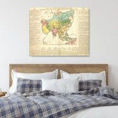 アジアとゲンギスカーン帝国 キャンバスプリント (インサイチュ (寝室))