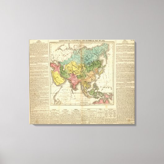 アジアとゲンギスカーン帝国 キャンバスプリント (正面)