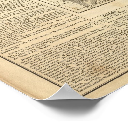 アジアとゲンギスカーン帝国 ポスター (角)