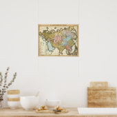 アジアとヨーロッパの人々 ポスター (キッチン)