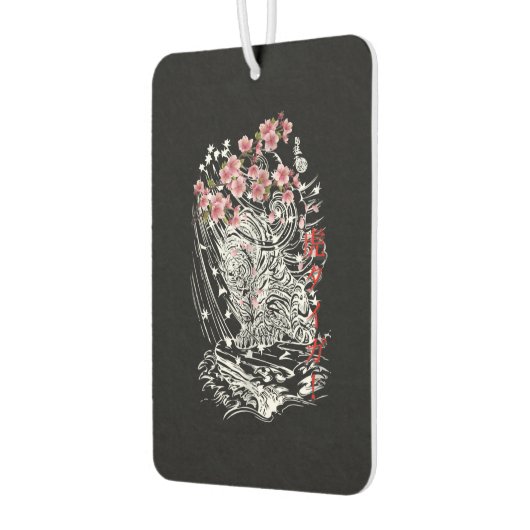 アジアのさくらんぼの花と日本の カーエアーフレッシュナー (左)