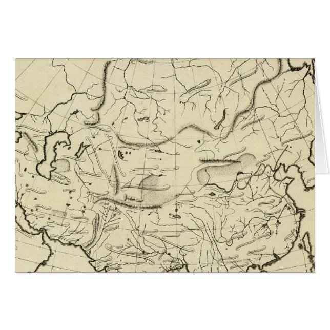 アジアのアウトライン地図 (正面横)