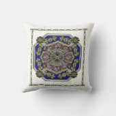 アジアのアールデコ伝統的宝石 クッション (裏面)