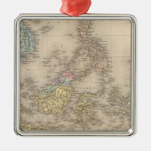 アジアのインドシナ多島海 メタルオーナメント (正面)