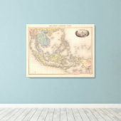 アジアのインドシナ諸島 キャンバスプリント (インサイチュ (ウッドフロア))