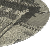 アジアのインペリアル寺院(白黒) カッティングボード (角)