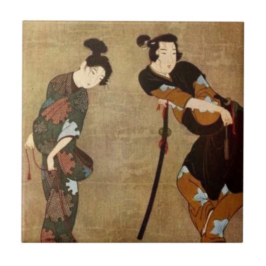 アジアのカップル タイル (正面)