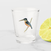 アジアのカワセミ ショットグラス (正面)