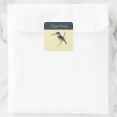 アジアのカワセミ スクエアシール (バッグ)