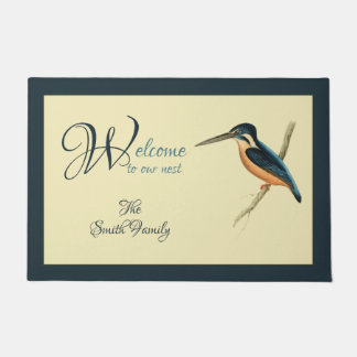 アジアのカワセミ ドアマット
